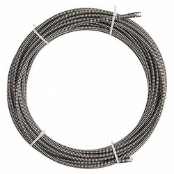 Milwaukee Tool Drain Cleaning Cable,3/8 in Dia,75 ft L 48-53-2776