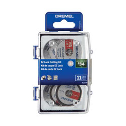 Dremel CuttingRotaryAccessoryKit,11pcs,w/Case EZ728-01