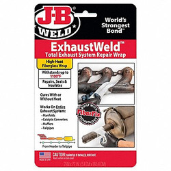 J-B Weld Pipe Repair Wrap,2"W x 72"L,Gray 38572