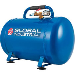 Global Industrial Horizontal Portable Air Tank 7 Gallon 150 PSI
