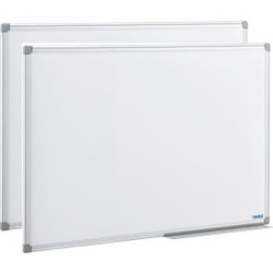 Global Industrial Melamine Dry Erase Whiteboard - 36 x 24 - Double Sided - Pack