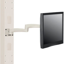 Global Industrial Fixed Height LED/LCD Monitor Wall Mount Arm with VESA Plate Be
