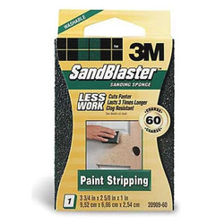 3m Sanding Sponge,2 1/2in W,3 3/4in L,PK12 70005106631