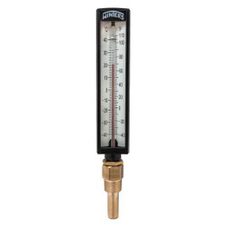 Winters Thermometer,Analog,-30-300 deg,1/2in NPT TAS134LF.