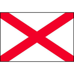 Annin Flagmakers Alabama State Flag,3x5 Ft 140060