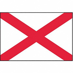Nylglo Alabama State Flag,3x5 Ft 140060