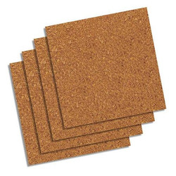 Quartet Bulletin Board Tiles,Natural,PK4 102