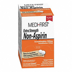 Medi-First Acetaminophen Pain/Fever,500mg,PK250 80448