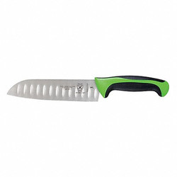 Mercer Cutlery Santoku Knife,7 in Blade,Green Handle  M22707GR