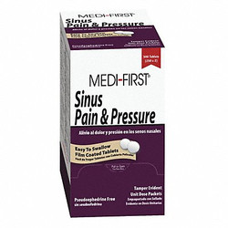 Medi-First Sinus and Allergy,Tablet,PK500  81913