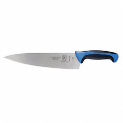 Mercer Cutlery Chefs Knife,10 in Blade,Blue Handle M22610BL