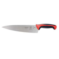 Mercer Cutlery Chefs Knife,10 in Blade,Red Handle M22610RD