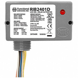 Functional Devices-Rib Prewired Relay,24VAC/DC, 120VAC,10A,DPDT RIB2401D