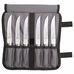Mercer Cutlery Knife Set,5 in Blade,Black Handle  M21920