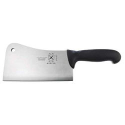 Mercer Cutlery Cleaver,7 in Blade,Black Handle M14707