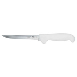 Mercer Cutlery Boning Knife,6 in Blade,White Handle M18100