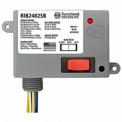 Functional Devices-Rib Relay,24VAC/DC, 208-277VAC,20A,SPST-NO RIB2402SB