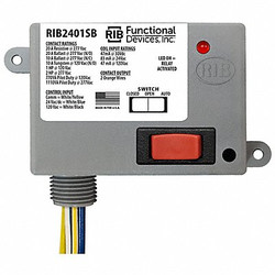 Functional Devices-Rib Wired Relay,24VAC/DC, 120VAC,20A,SPST-NO RIB2401SB