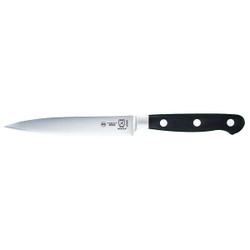 Mercer Cutlery Utility Knife,5 in Blade,Black Handle M23600