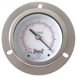 Winters Pressure Gauge,2-1/2" Dial Size,Silver PFQ901-DRY-25FF