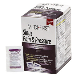 Medi-First Sinus/Allergy Reliever,PK250 81948