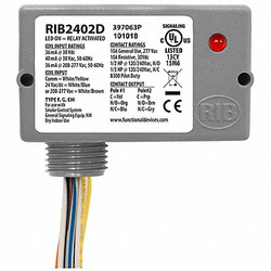 Functional Devices-Rib Relay,24VAC/DC, 208-277VAC,10A,DPDT RIB2402D