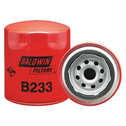 Baldwin Filters Spin-On,3/4" Thread ,4-3/8" L B233