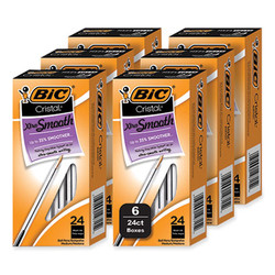 BIC® PEN,BALLPOINT,MD,144,BK MS144E-BLK