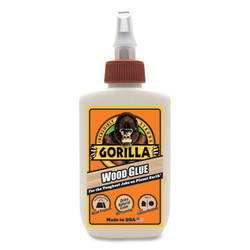 Gorilla® Wood Glue, 4 oz, Dries Light Tan 6202001