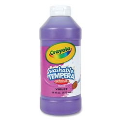 Crayola® Artista Ii Washable Tempera Paint, Violet, 16 Oz Bottle 54-3115-040