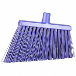 Vikan Angle Broom Head,Bristle Purple,6 3/4" L 29148