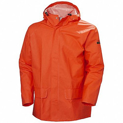 Helly Hansen Rain Jacket,PVC/Polyester,Orange,4XL 70129_290-4XL