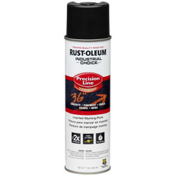 Rust-Oleum Precision Line Marking Paint,20 oz,Black 1675838V