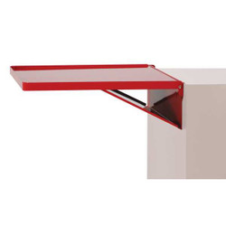 Kennedy Red,Side Shelf,Steel,20 1/8 in W DS1R