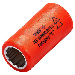 Itl Socket, Steel, Insulated, 1/2 in 01725