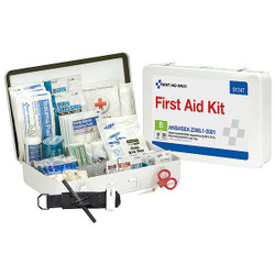 First Aid Only First Aid Kit w/House,210pcs,14x9",WHT 91347