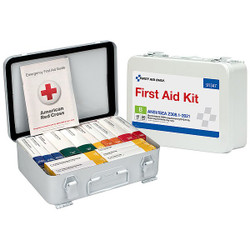 First Aid Only First Aid Kit w/House,83pcs,9x6",WHT 91348