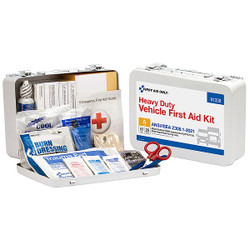 First Aid Only First Aid Kit w/House,115pcs,10x7",WHT 91336