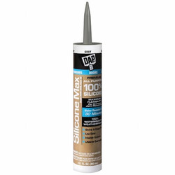 Dap Silicone Sealant,Gray,Silicone Max 7079808787