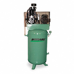Speedaire Electric Air Compressor, 7.5 hp, 2 Stage 1WD84