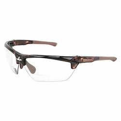 Mcr Safety Bifocal Safety Reading Glasses,+2.50 DM13H25PF