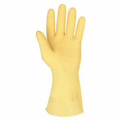 Mcr Safety Chemical Gloves,L,12 in. L,Amber,PR 5110L