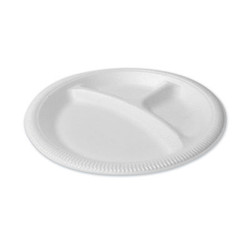 Plastifar PLATE,9"FOAM,3COMP,500/PK 12201