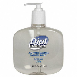 Dial Hand Soap,CLR,16 oz,Pleasant,PK12 80784