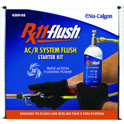 Nu-Calgon Refrigeration System Flush Kit,1 lb. 4300-08