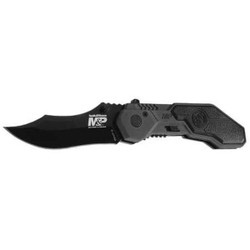 Smith & Wesson Folding Knife,Drop Point,Blk,2-15/16 In SWMP1BCP