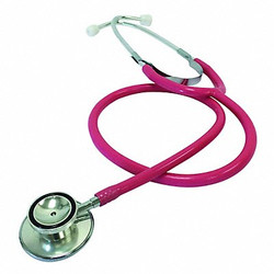 Medsource Stethoscope,Dual,22 in. L,Pink,Polybag  MS-70037