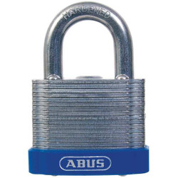 Abus Keyed Padlock, 29/32 in,Rectangle,Silver 41/50 MK KD