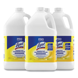 Professional LYSOL® Brand CLEANER,DEO,LEMON,4-128OZ 19200-99985