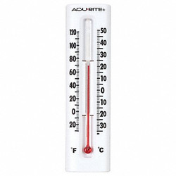 Acurite Indoor and Outdoor Thermometer,6.5" 00338A2